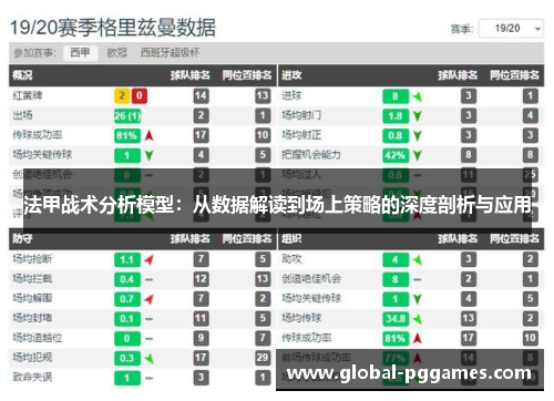 法甲战术分析模型：从数据解读到场上策略的深度剖析与应用